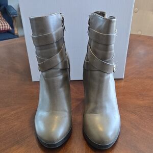 Stylish Gray Ankle Boots